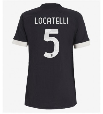 Juventus Manuel Locatelli #5 Tercera Equipación Mujer 2023-24 Manga Corta